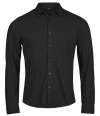 T1416 1416 Tee Jays Luxury Organic Stretch Long Sleeve Shirt Black colour image